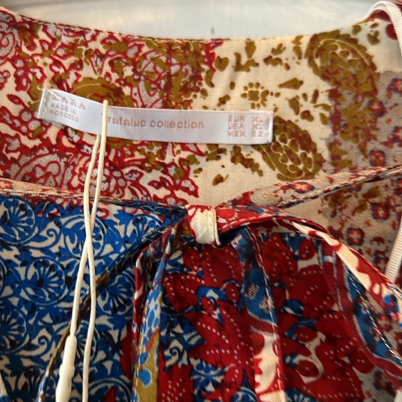 Zara Boho Patchwork Top - Picture 4 of 7